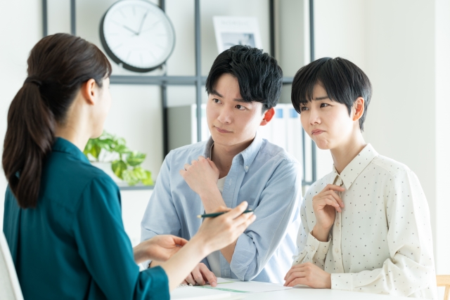 保護者が先生に相談
